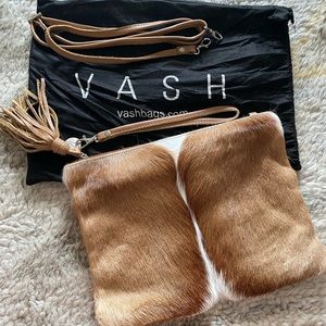 VASH Clutch: Jem Bock in Hazelnut